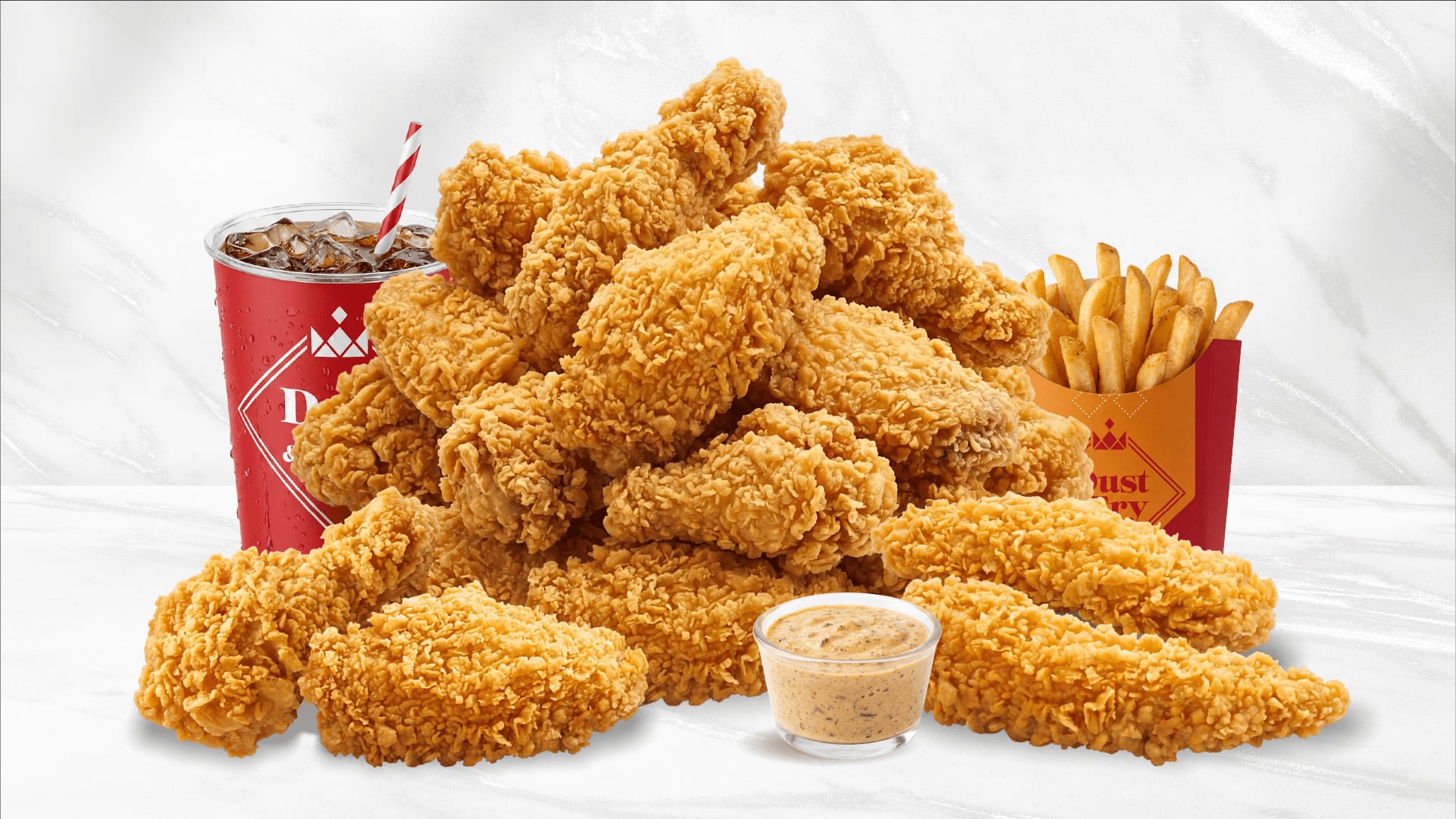 Dust & Fry Chicken Bucket Mega