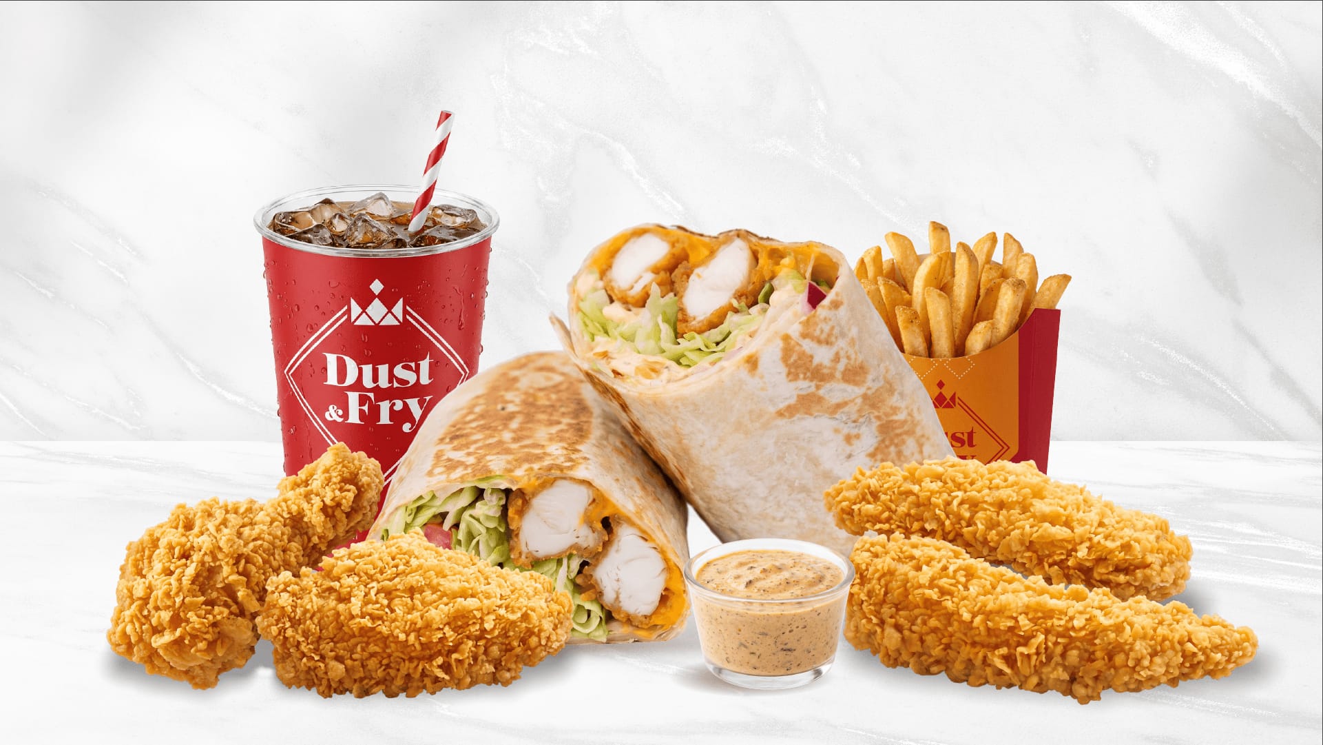 Crispy Chicken Wrap Combo